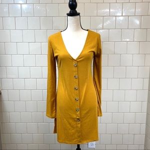 🆕 Brave Soul ribbed dress w/button front